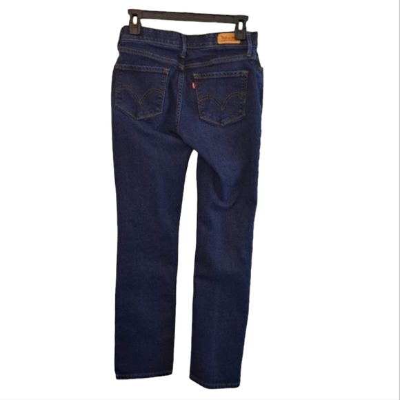 Levi's Dark Wash Straight Leg Jeans Size 27x30 - Picture 3 of 9